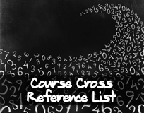 Course Cross Reference List