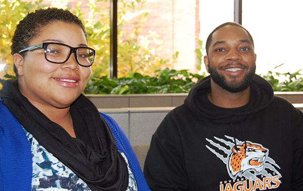 Jessica Love Jordan and Mychael Vanarsdale are the student panelists for “Respond to Violence” on Thursday, November 12 at 6-7 p.m. in Prairie Place’s Great Hall.