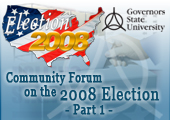 Examining Issues of the 2008 Presidential Election - Part 1